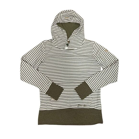 GIGA DX by Killtec Women’s Size 8 Medium Sweater Striped Long Sleeve Hooded - Picture 8 of 10